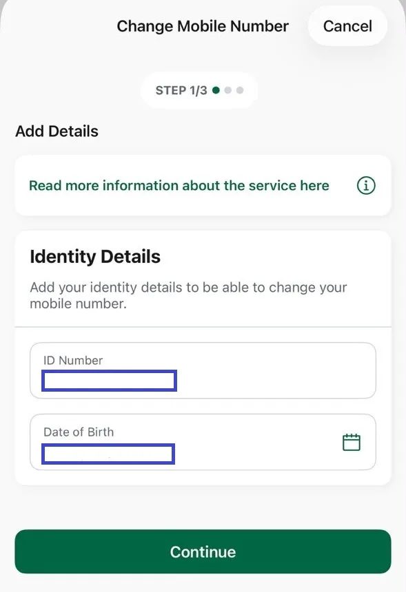 DOB and Iqama Number Image
